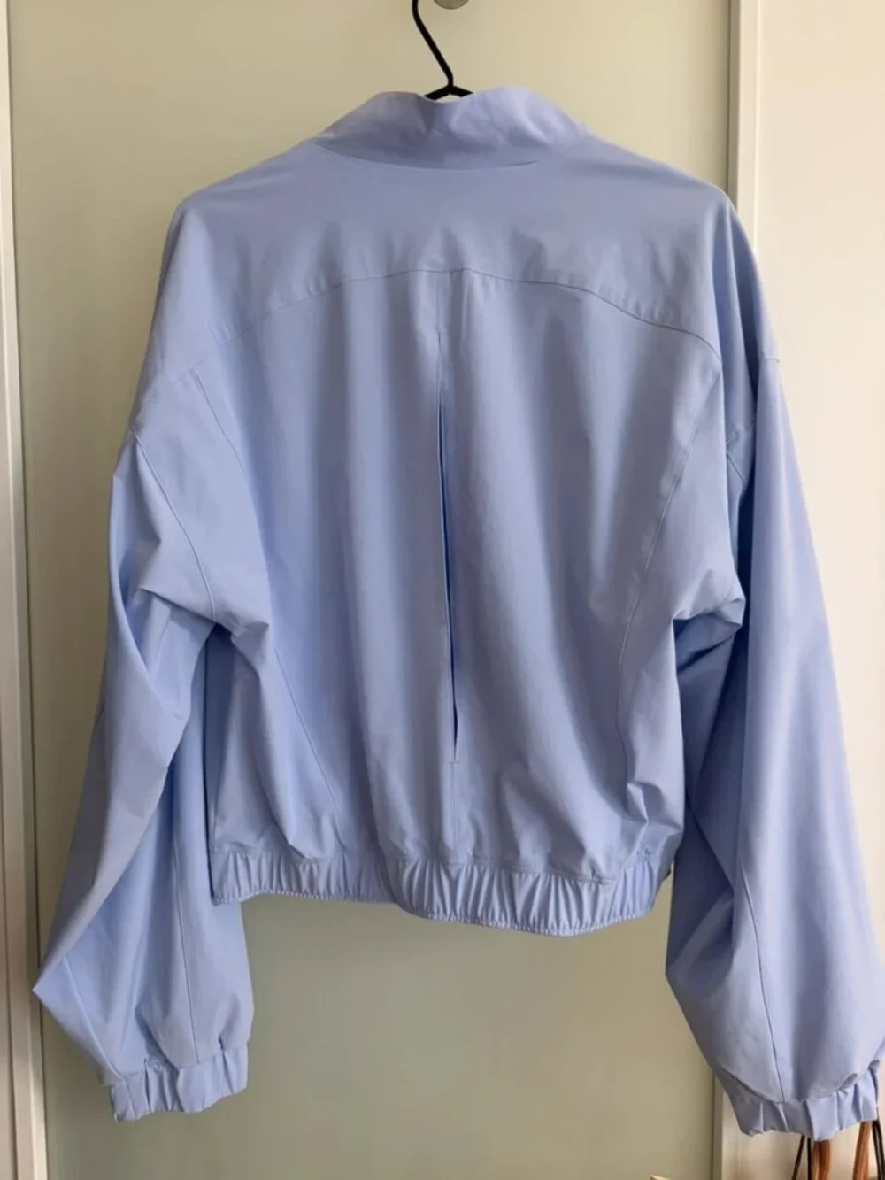 Alo Yoga Club House Jacket Light Blue Women's Size L - Picture 2 of 5